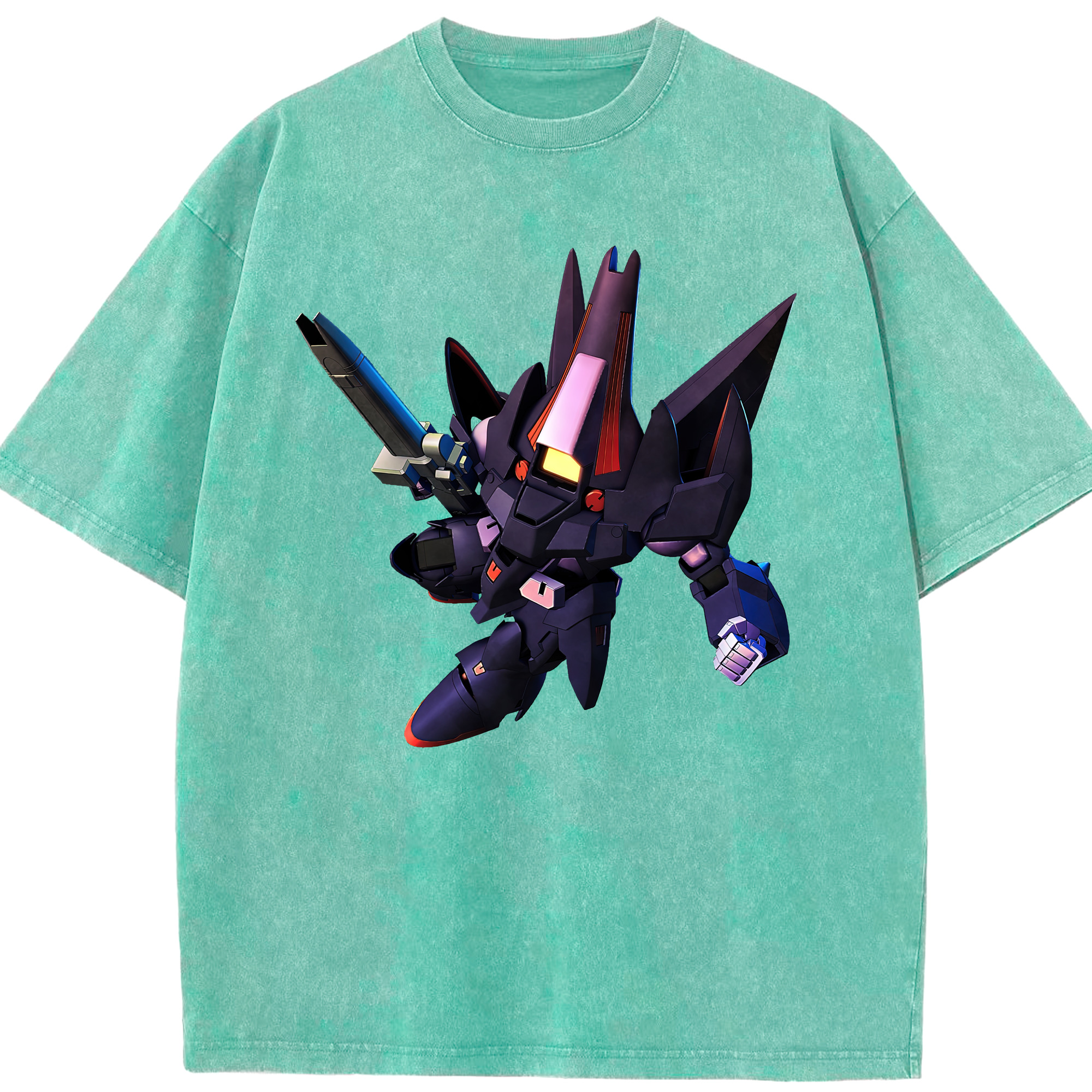 （画像用） 機動戦士ガンダム Mobile Suit Gundam 綿100% ヴィンテージ風 半袖Tシャツ（フロントプリント）
